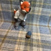 Little Hand Knitted Fox Doll - Dot Pebbles Pattern