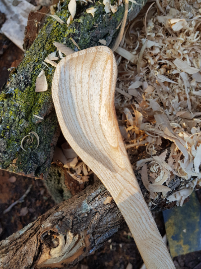 Hand Carved Wooden Spoon 