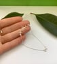 Sterling Silver leaf connector bracelet - Image 3