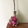 Dried Flower Besom. Handmade Broom. 30cm Long.
