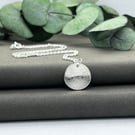 Handmade Sterling Silver Mandala Pendant