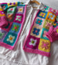 Crochet 'Jessica' Flower Power Cardigan Made To Order - Image 10