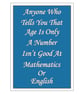 Age Is Only A Number Postcard - Image 1