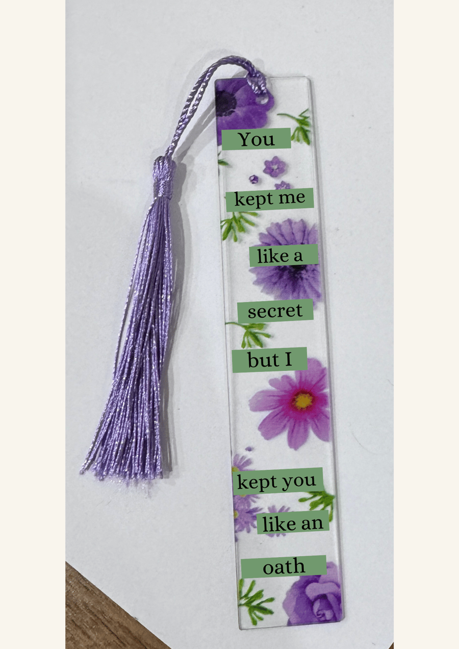 Personalised Bookmarks - floral 