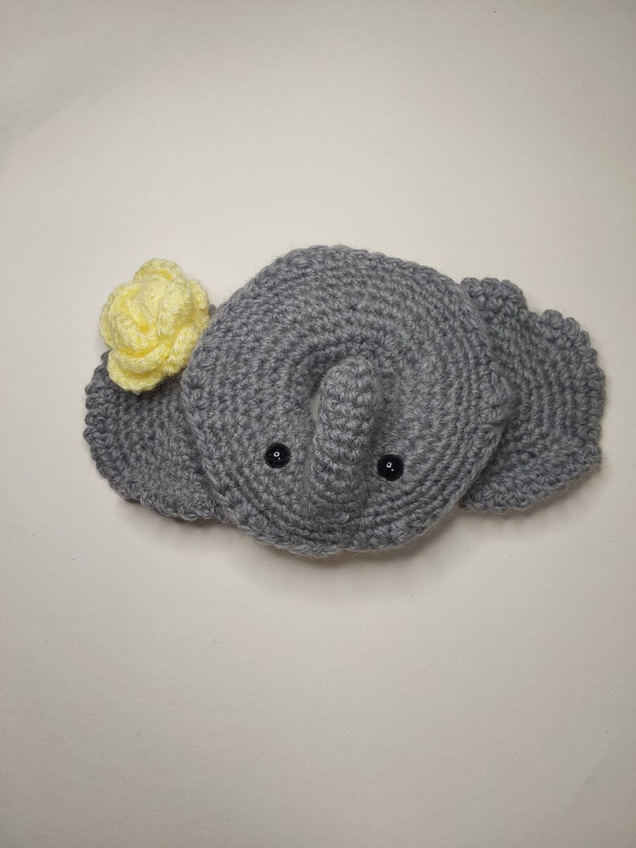 donut dog toy Hand crochet amigurumi elephant 