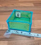 Small tray for small desk items - lime green and bright blue - Image 3