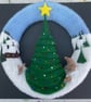 PDF Tutorial for my Christmas needle felted wreath.