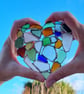 Sea glass mosaic suncatcher  - Image 3
