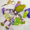 Frankenfrog Art Doll