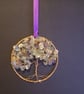 Fluorite  Crystal tree of life bangle hanger