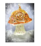 Gold Toadstool Christmas decoration - Image 2