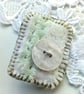 Embroidered Textile Brooch - Image 1