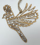 'Laser Tweet' - Ephesians 3 (wood, 18cm) - Image 1