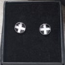  St Piran's Cornish flag studs