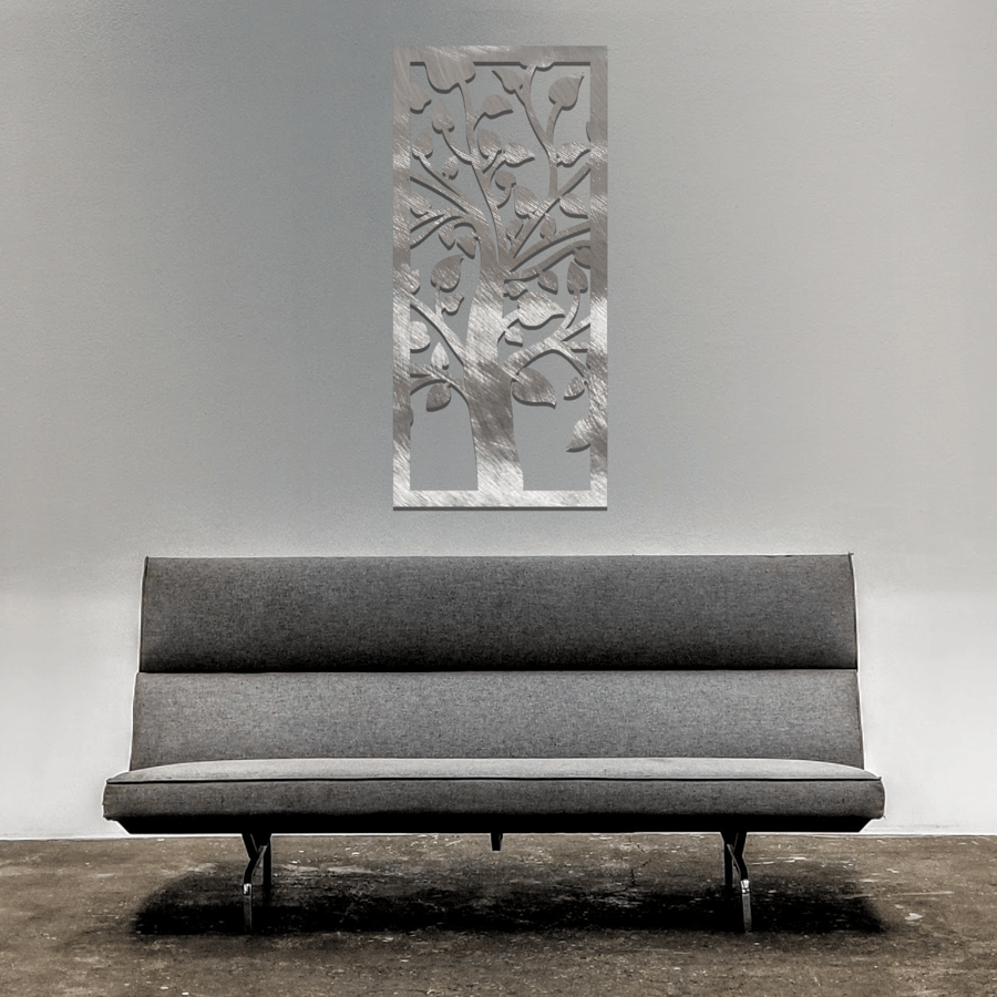 Nature Inspired Metal Tree Art Cozy Wall Deco... Folksy