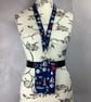 Beach huts phone case, Seaside pouch, Neck strap, 4 options - Image 10