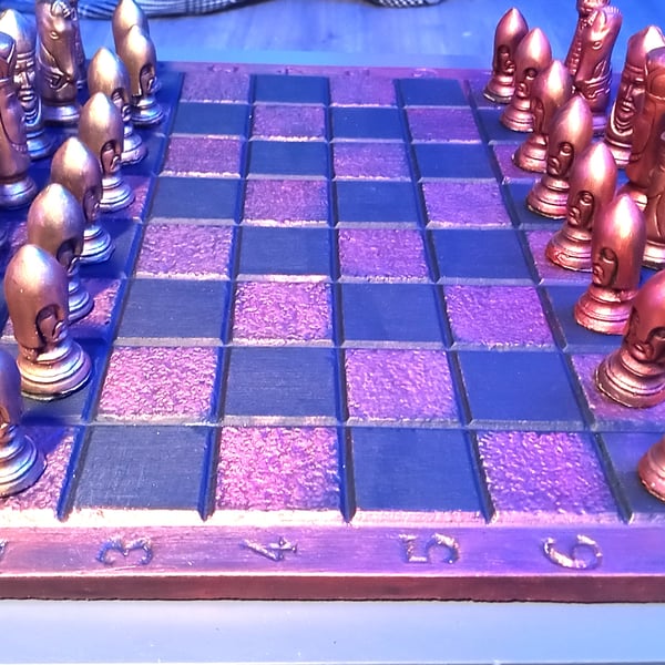 Chess Set, Gothic Heads Themed, made to order (Pieces only)