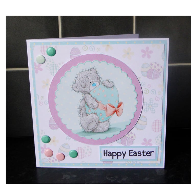 Tatty Teddy with Blue Egg (EAS293)