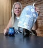 Cafetiere Cosy in Bergen Blue coloured Fabric - Image 2