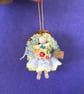 Tiny Star Fairy Doll Decoration, Lizzie Decorative Fairy, Handmade Doll - Image 1