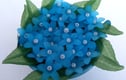 Buckets of flower decorations
