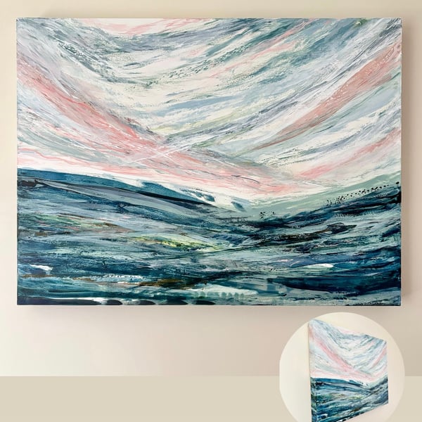 Perfectly Imperfect Original Seascape Painting - Sample 243