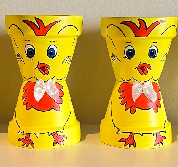 Mini chicks - hand painted 