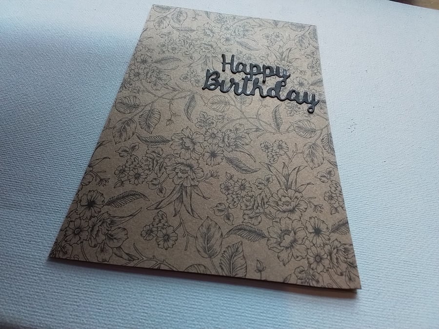 Birthday card and gift tag set. Ref 387