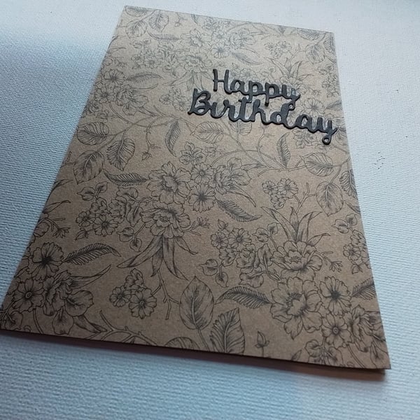 Birthday card and gift tag set. Ref 387