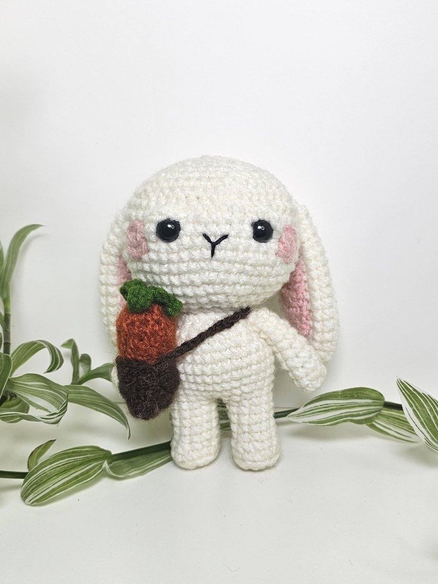 Crocheted Bunny Forager Doll