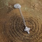 Recycled Sterling Silver Celtic Cross Pendant