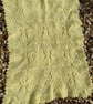 Yellow hand knitted baby blanket Summer Seconds - Image 1