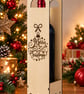 Christmas Wine Bottle Holder – Wooden Merry Christmas Gift Box - Image 3