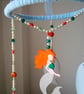 Mermaid With Fish Hanging Mobile - Image 4