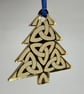 Gold mirrored tree - knot design