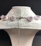 Bubbles Crackled Quartz and Amethyst handmade necklace - Image 9