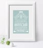 Heritage Personalised Meaning of Name Print, christening new baby gift - Image 3