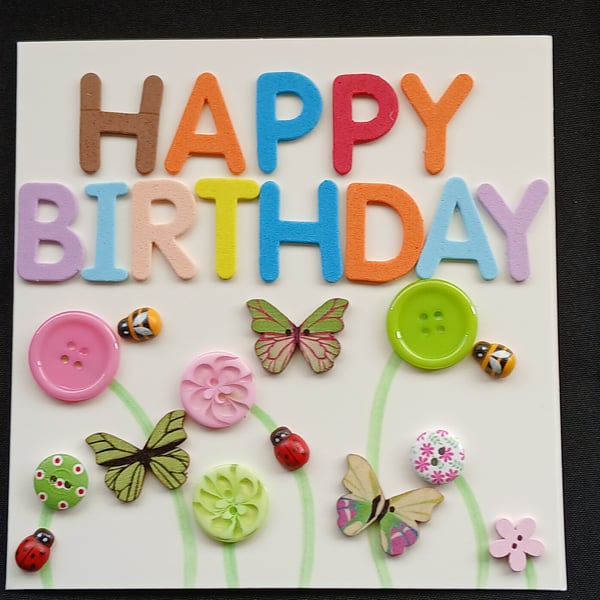 Handmade birthday card 