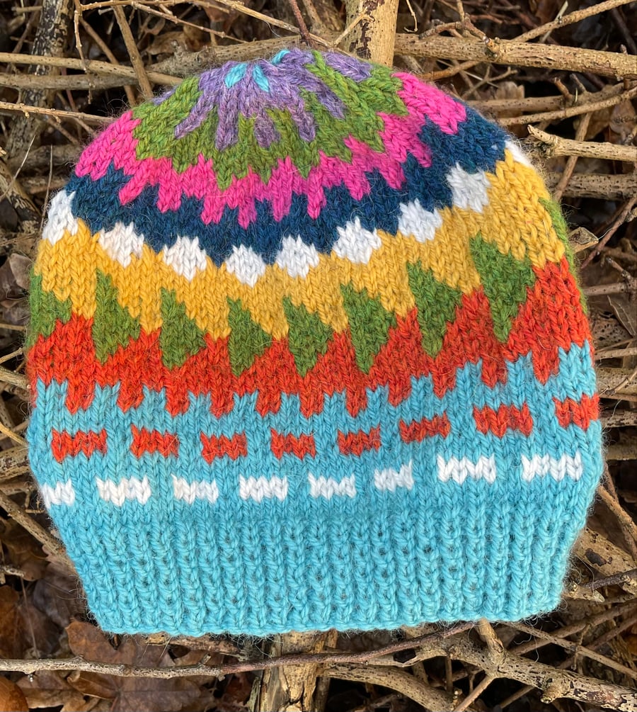 Wool and Alpaca hat code 1A