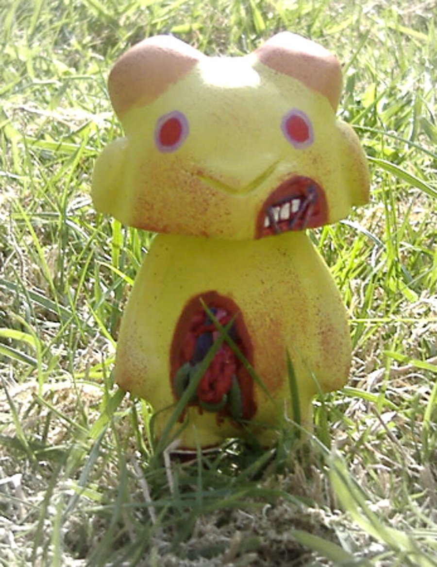 Zombie Sheep or Goat - Horror inspired sculpture