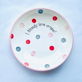 Personalised Spotty Dotty Big Breakfast Bowl