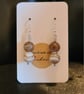 Gorgeous Stripey Coffee Lace Agate Earrings  - Image 4