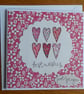 Best Wishes Just For You Card - Hearts - Image 5