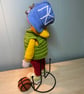 Crocheted Boy Doll. Amigurumi Doll for Collectors over 14. Basketball Player. - Image 7