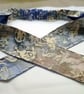 Sleep Mask Gift Set, Blue Batik Scrunchie, Headband, Perfectly Imperfect - Image 5