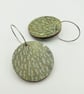 Small winter christmas snowy earrings - Image 6