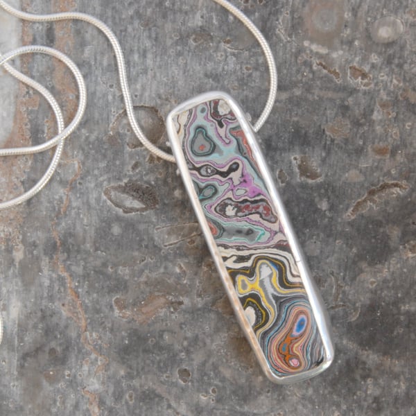 Graffitite slider pendant