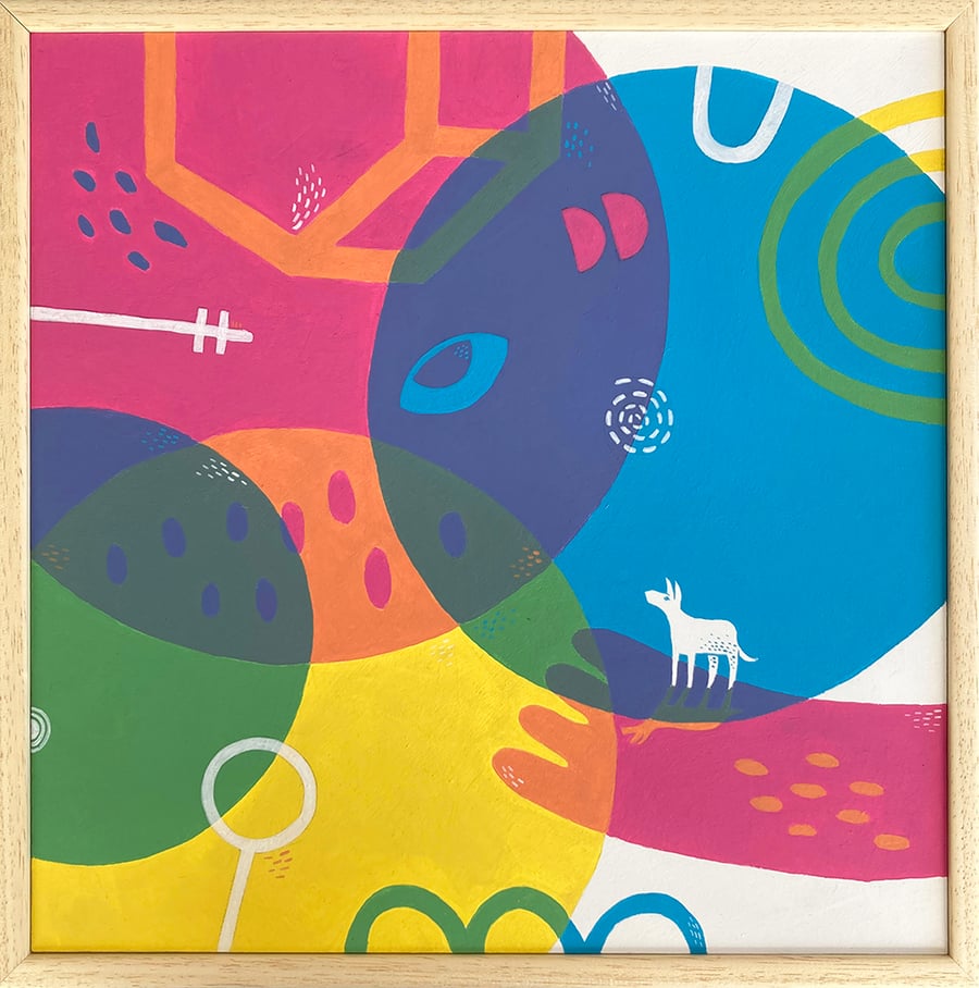 Donkey Painting No.3 30cm by 30cm