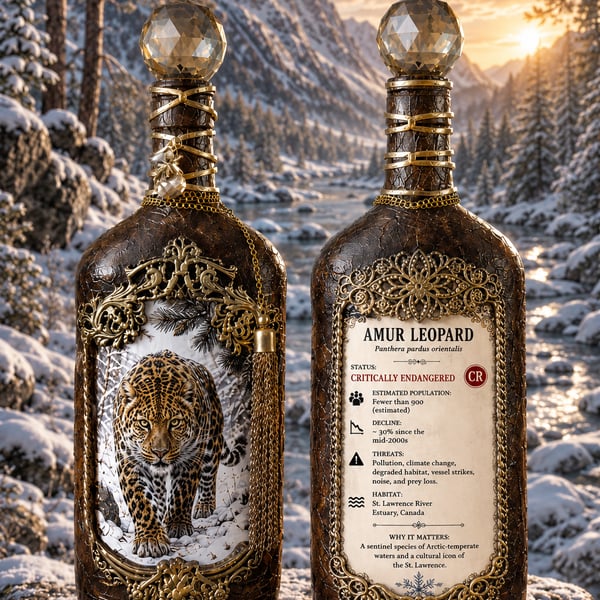 Amur Leopard Conservation Bottle