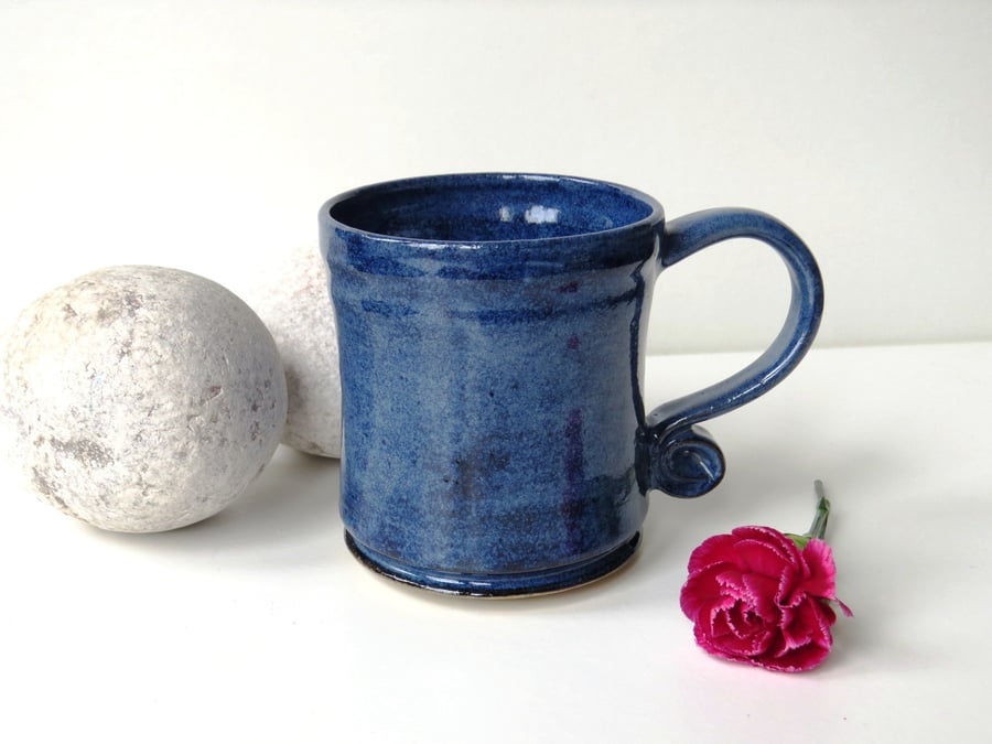  Beautiful Blue Mug Pottery 